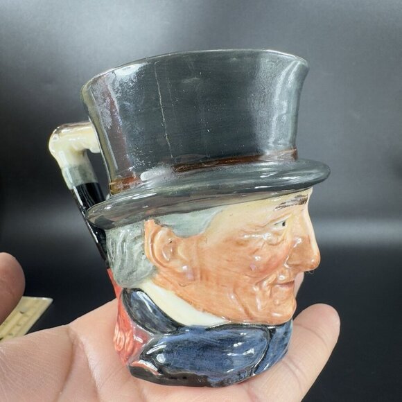 Royal Doulton John Peel Toby Jug Creamer Fine Porcelain Small Pitcher Vintage - Picture 11 of 12